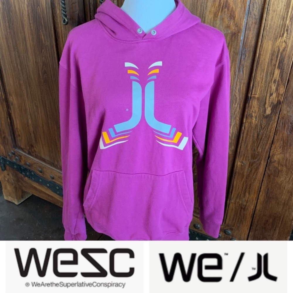 Guc wesc icon logo hoodie! Popping purple unisex